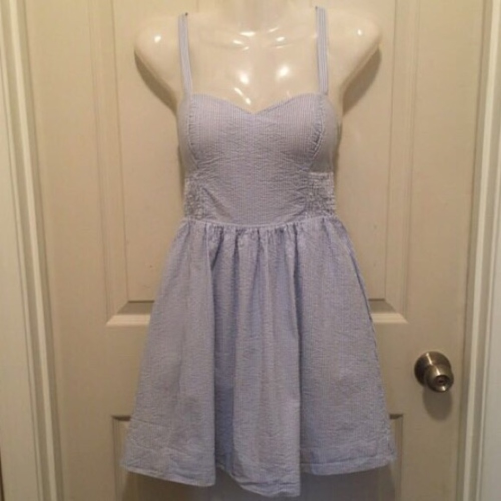 Lilly Pulitzer Christine Dress Size 0 Searsucker - Picture 6 of 14